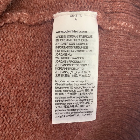 Calvin Klein V Neck Bell Sleeve Sweater - Picture 8 of 8